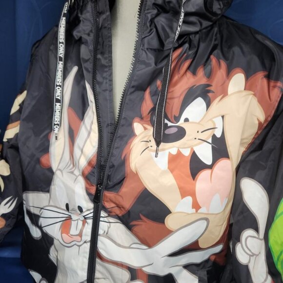 Looney Tunes Vintage Members Only Jacket XL - Picture 3 of 5